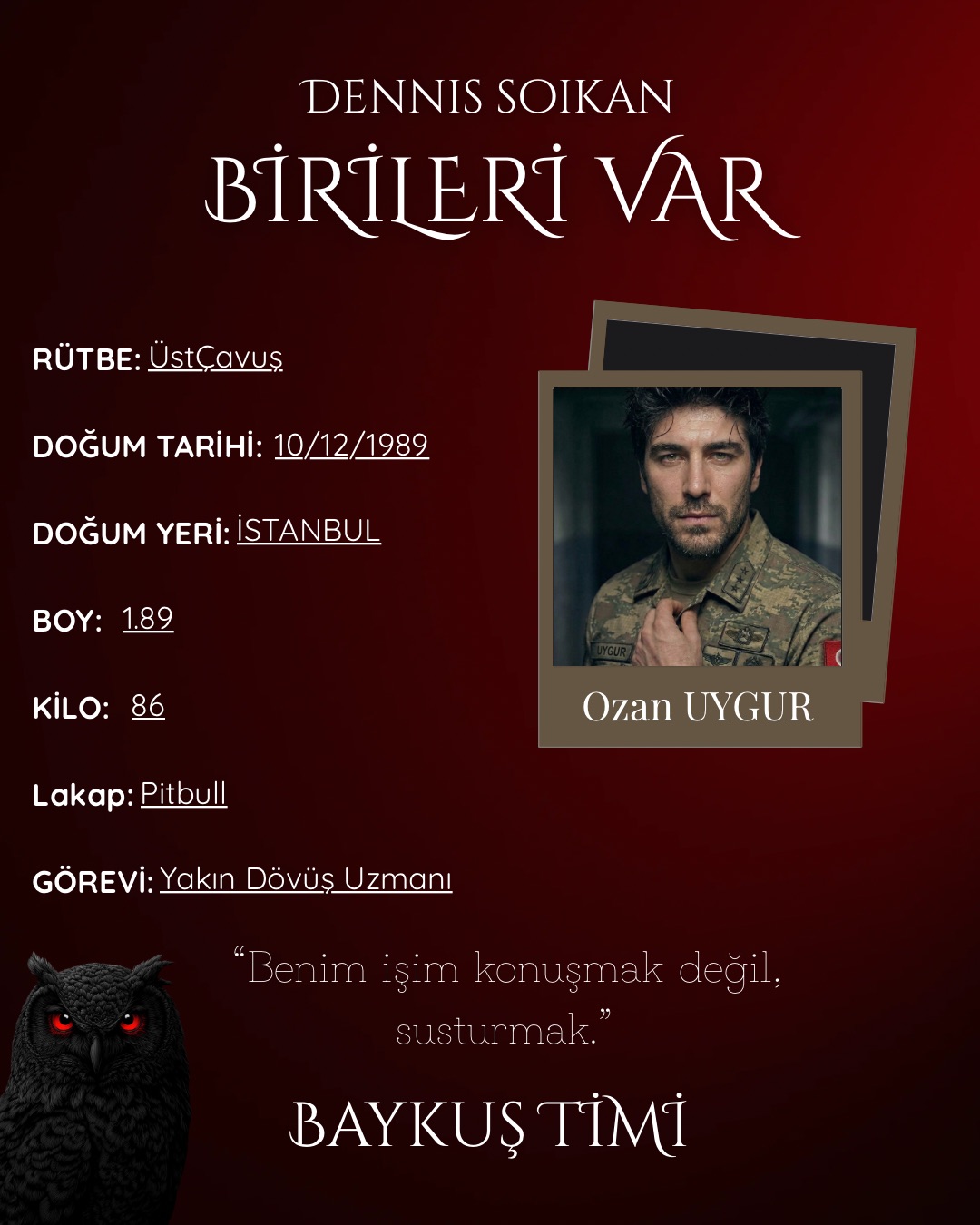 Ozan Uygur - BİRİLERİ VAR (+18) karakter görseli