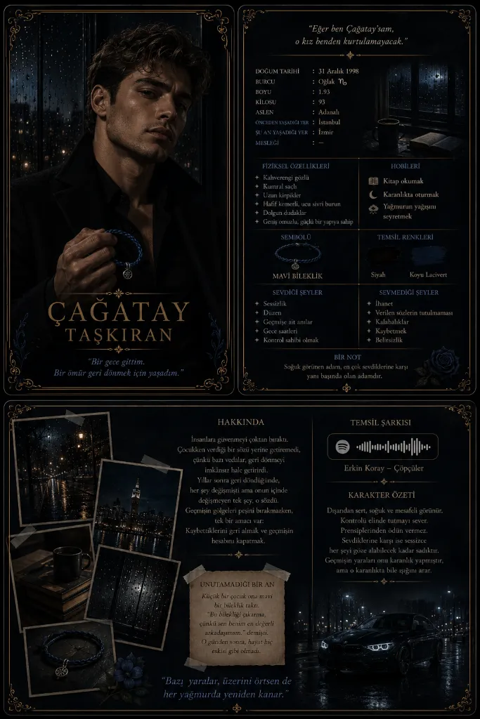 Çağatay TAŞKIRAN - GECE'NİN KALBİ karakter görseli