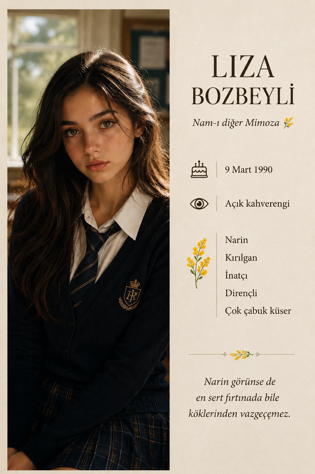 Liza Bozbeyli - Bir Mimoza Masalı karakter görseli