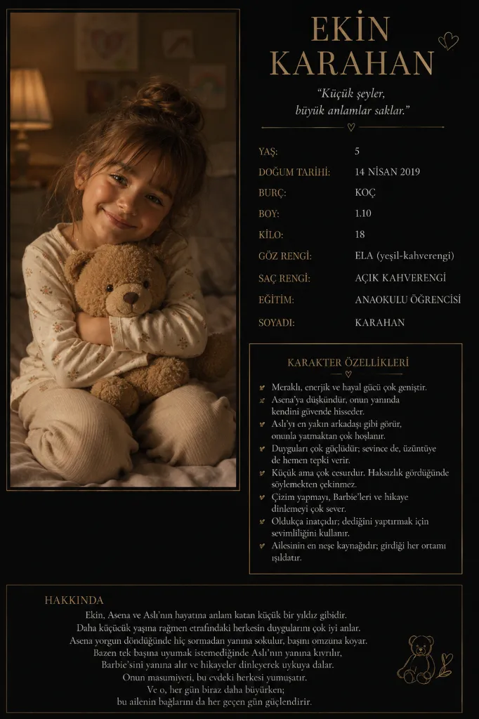 Ekin Karahan - ZAAF karakter görseli