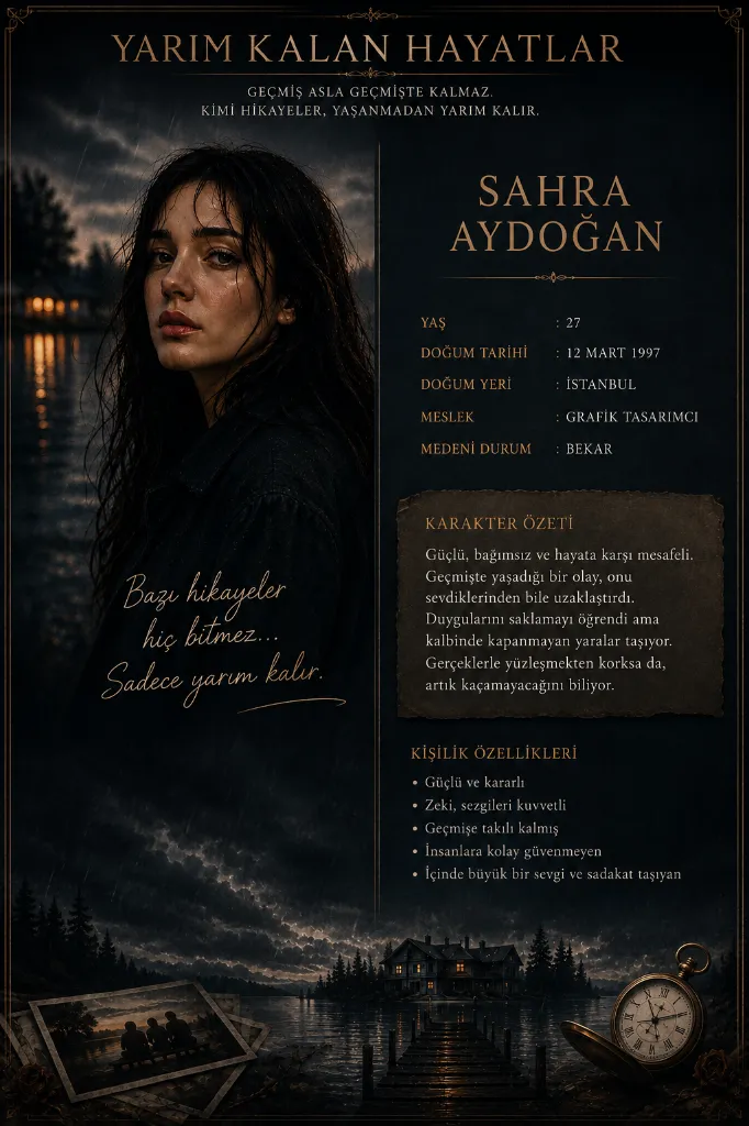 Sahra - Yarım Kalan Hayatlar karakter görseli