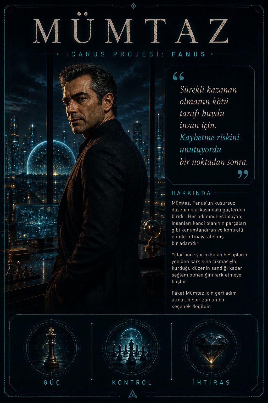 Mümtaz - İCARUS PROJESİ 1: FANUS karakter görseli