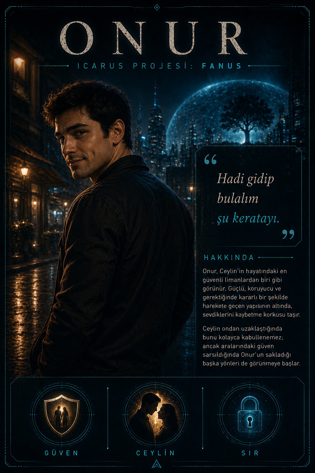 Onur - İCARUS PROJESİ 1: FANUS karakter görseli