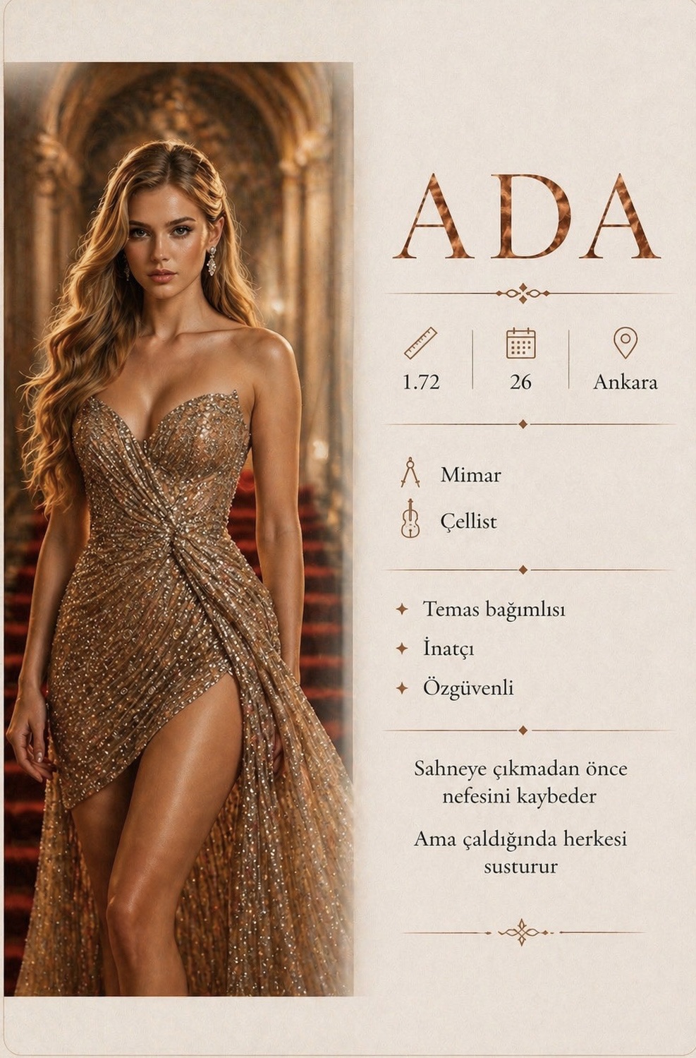 Ada Suhan - Temas Hattı (+18) karakter görseli