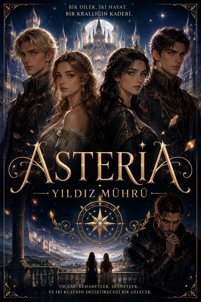 Asteria: Yıldız Mührü. - Yıldızların altında. kitap kapağı