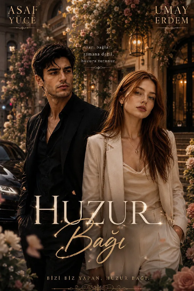 Huzur Bağı – gece kitap kapağı