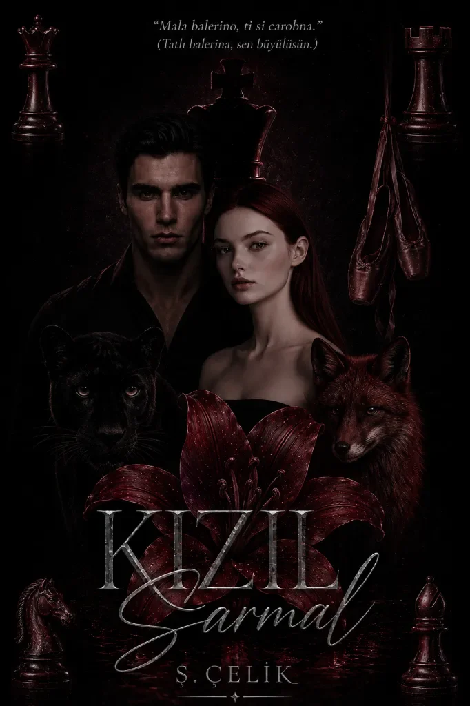 KIZIL SARMAL - ş.çelik kitap kapağı
