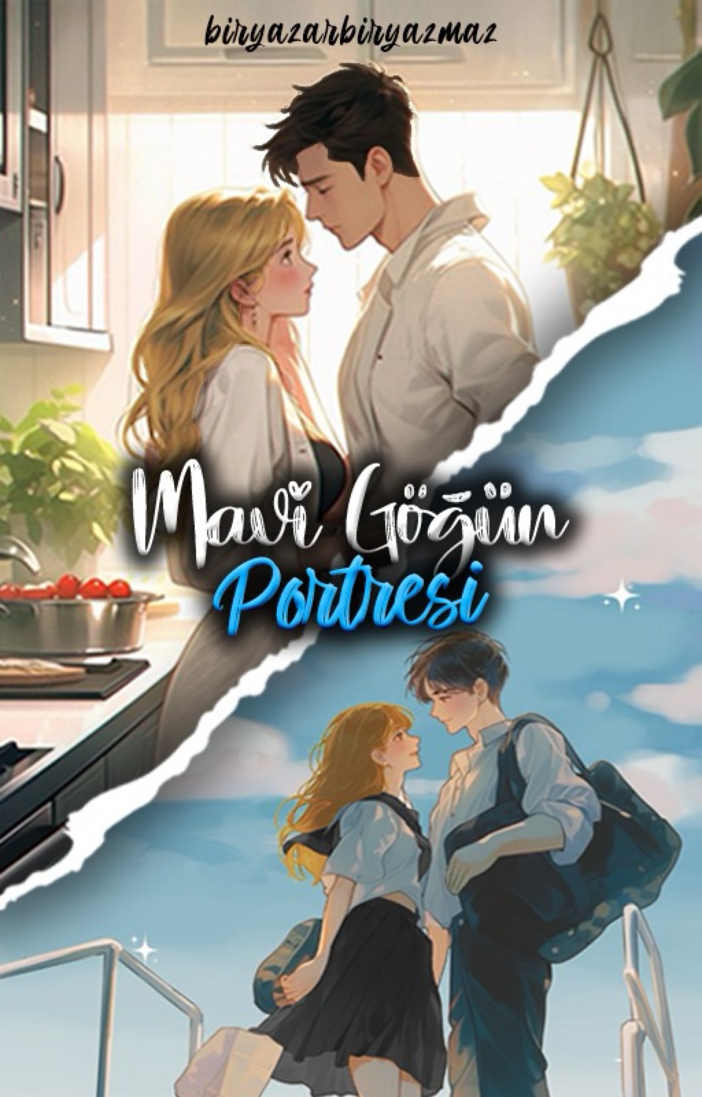 Mavi Göğün Portresi - Esra Türker kitap kapağı