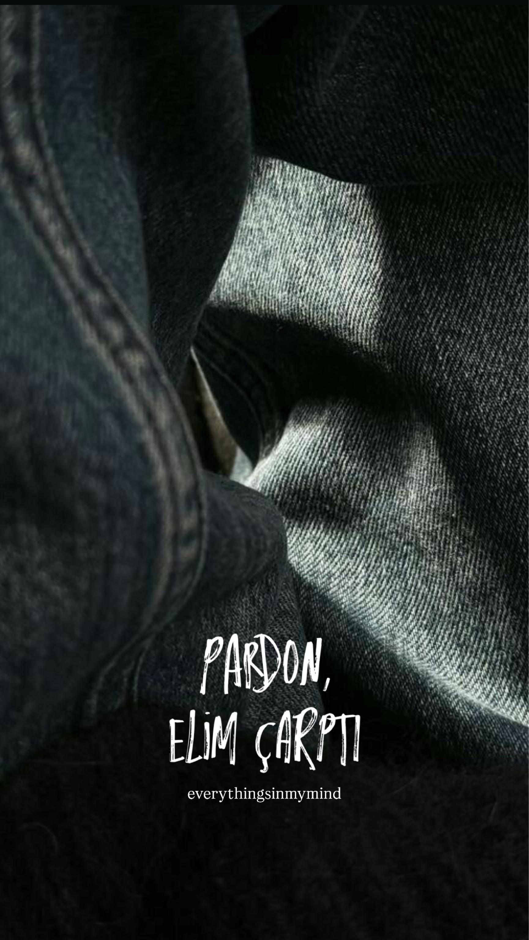 PARDON ELİM ÇARPTI yarı text/ tamamlandı – Ked’ kitap kapağı