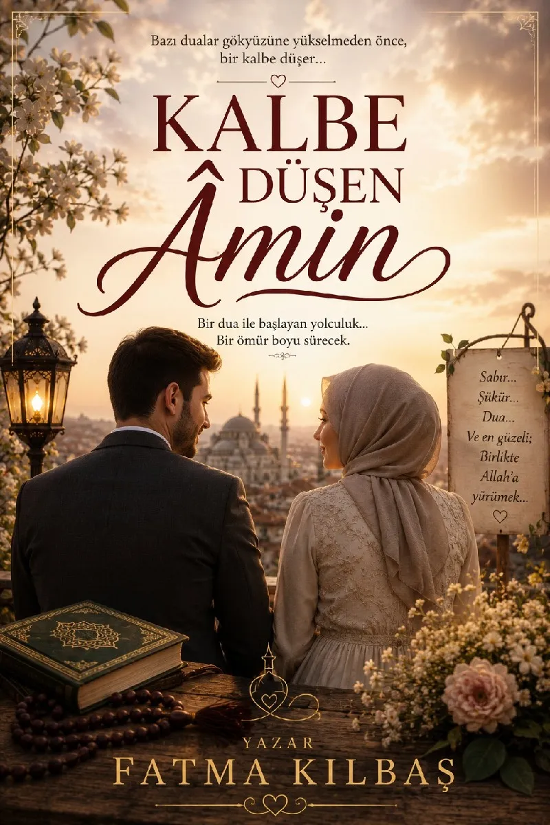 KALBE DÜŞEN AMİN – Fatma Kilbas kitap kapağı