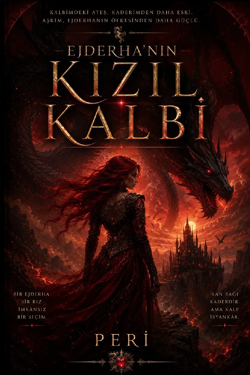 Ejderha'nın Kızıl Kalbi - Peri1 kitap kapağı