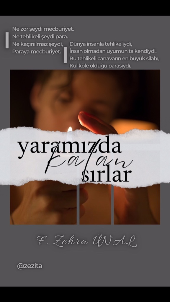 YARAMIZDA KALAN SIRLAR – WritePad Yazarı kitap kapağı