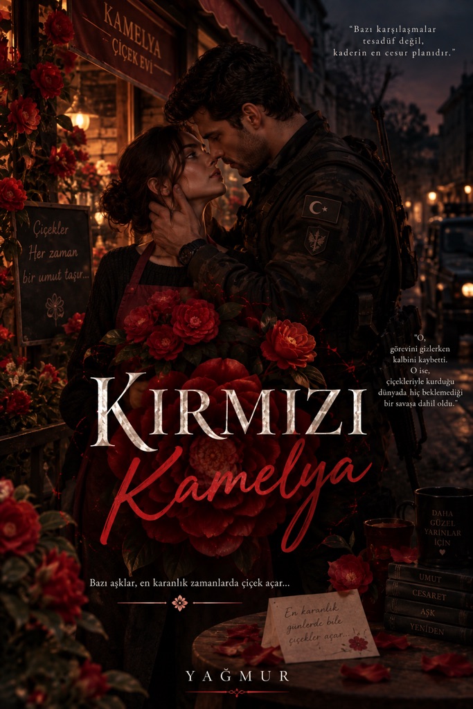 KIRMIZI KAMELYA – rainybookss kitap kapağı