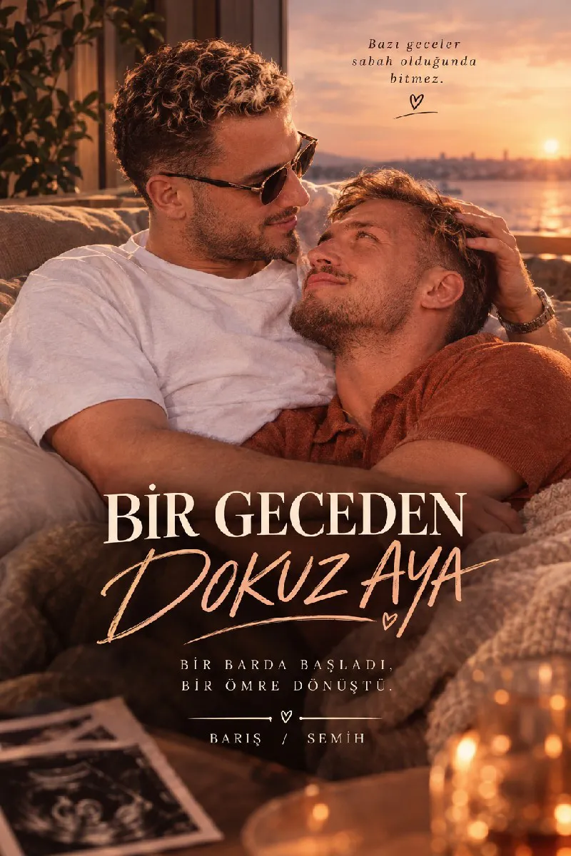 Bir Geceden Dokuz Aya – ÇilekliKaosPerisi kitap kapağı
