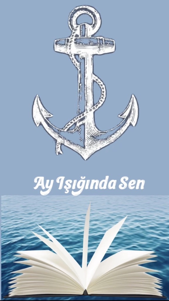 Ay ışığında sen🌊📚 – Ada-books kitap kapağı