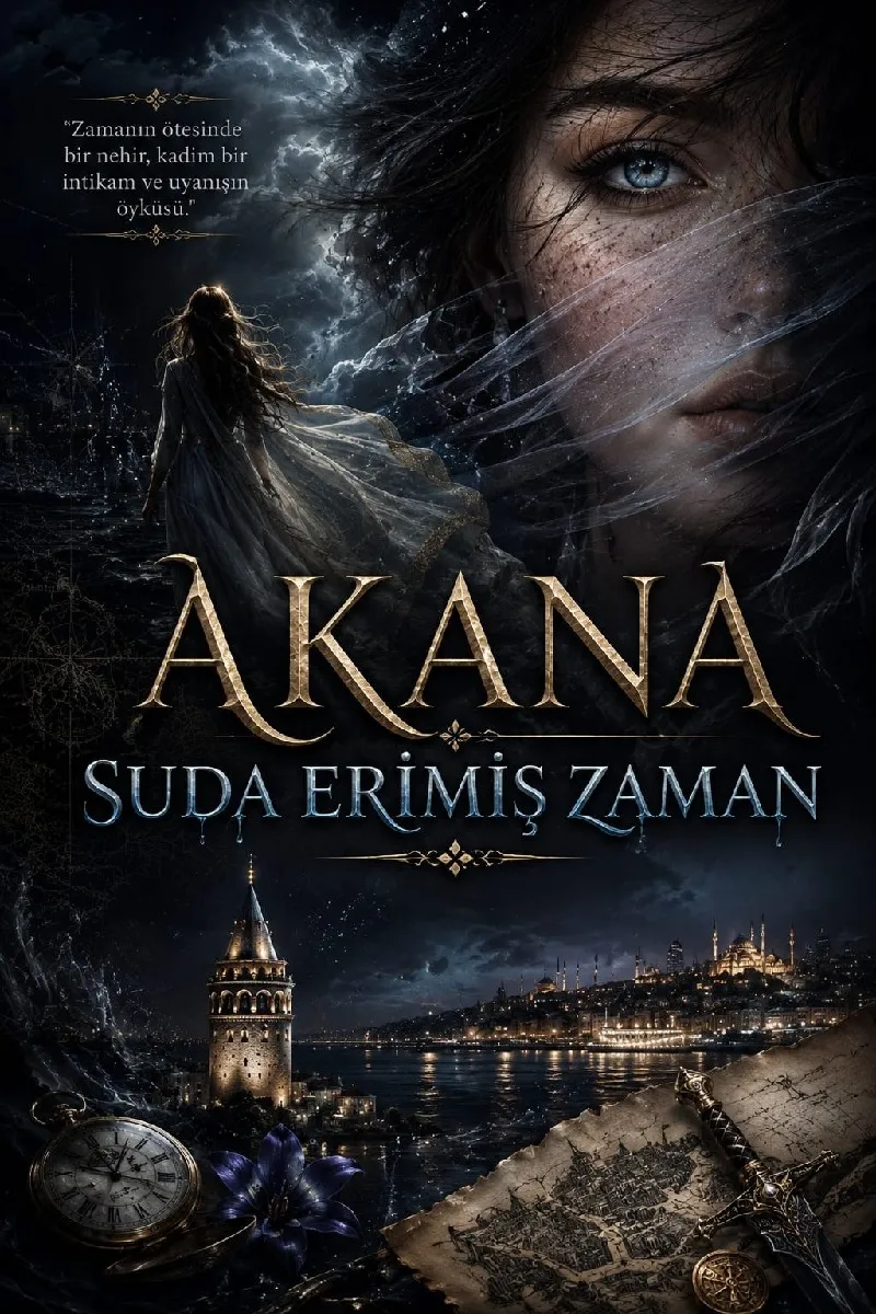 AKANA: SUDA ERİMİŞ ZAMAN ⏳ – Hanife kitap kapağı