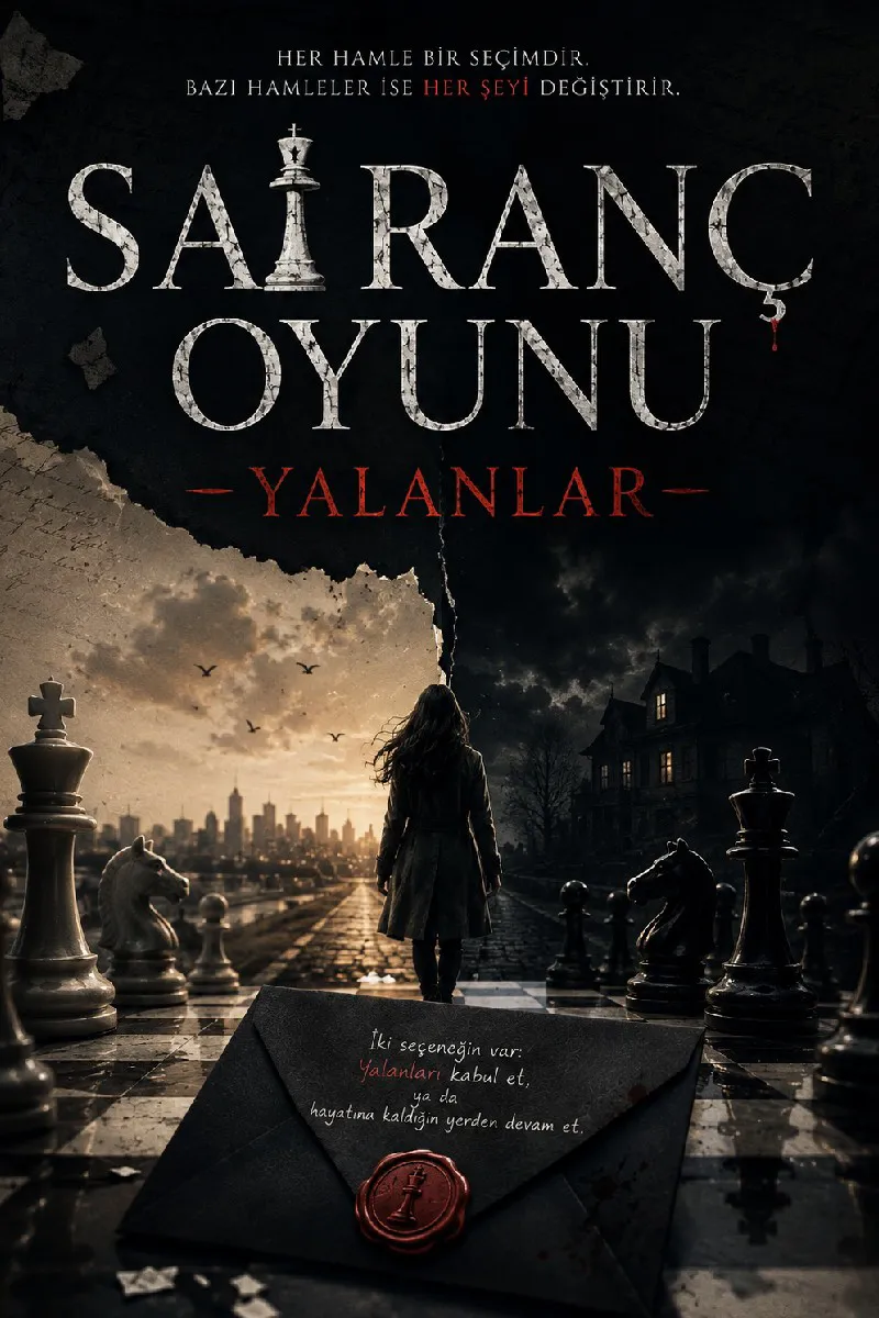 SATRANÇ OYUNU 1 - YALANLAR – Sayfalardakihayat24 kitap kapağı