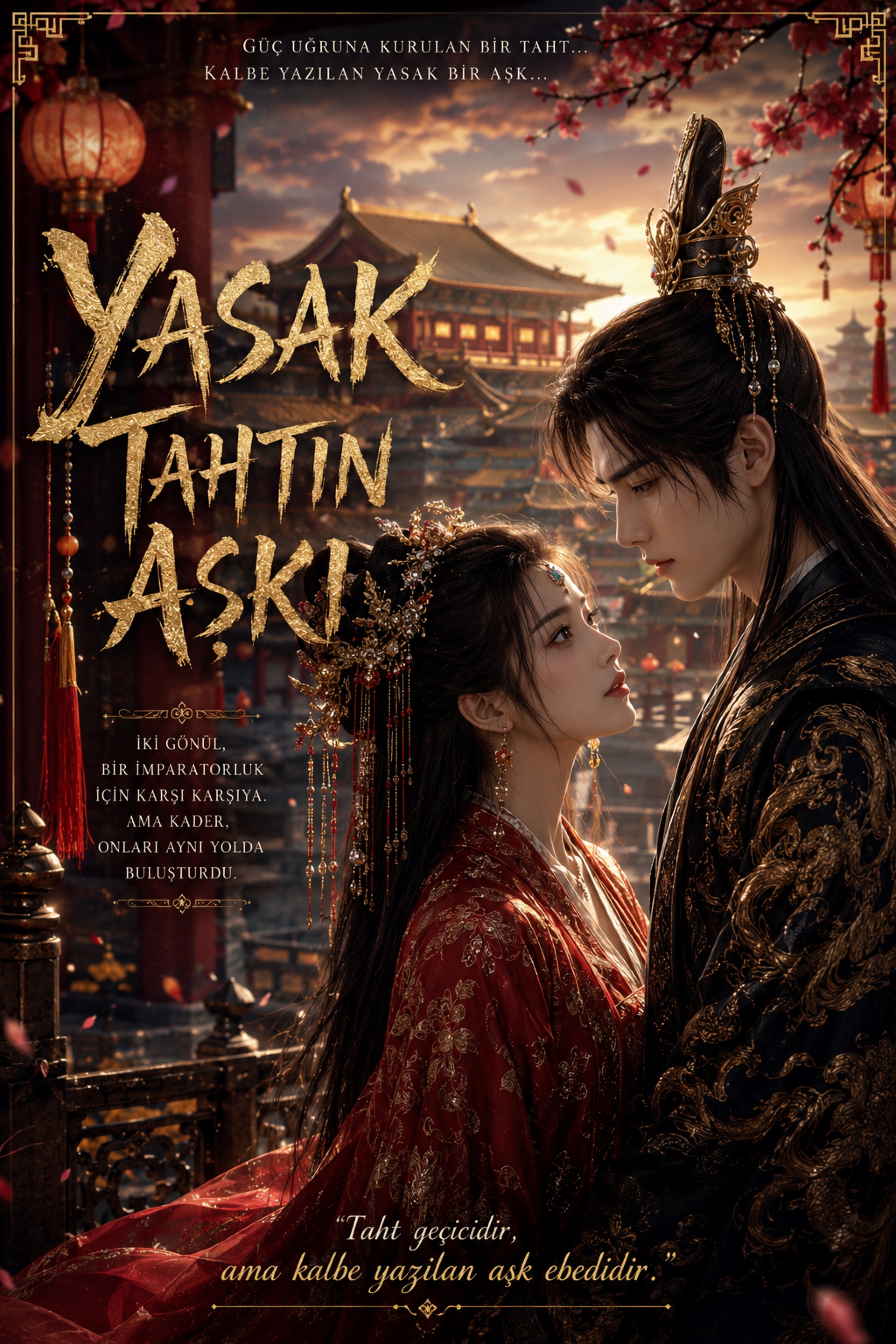 Yasak Tahtın Aşkı kitap kapağı