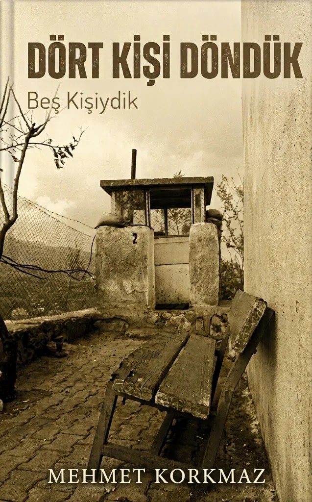 DÖRT KİŞİ DÖNDÜK – Mehmet Korkmaz kitap kapağı