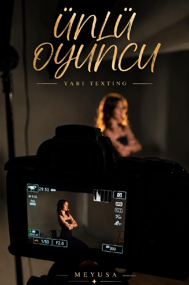 Ünlü Oyuncu/Yarı texting – meyusa kitap kapağı