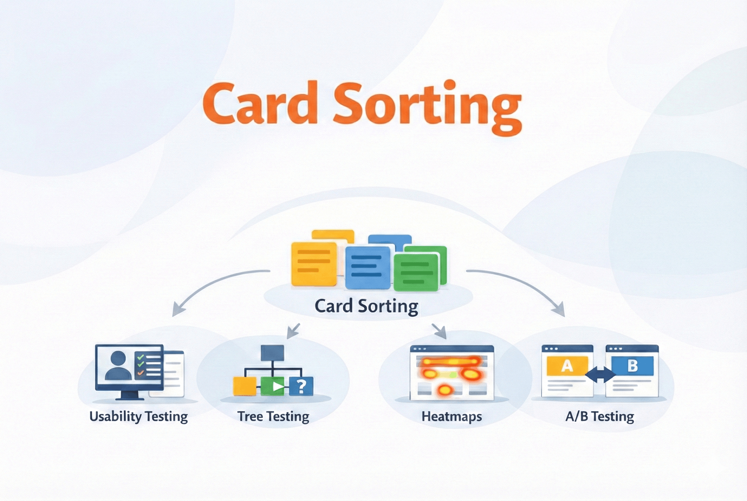 Combine card sorts with other UX research methods