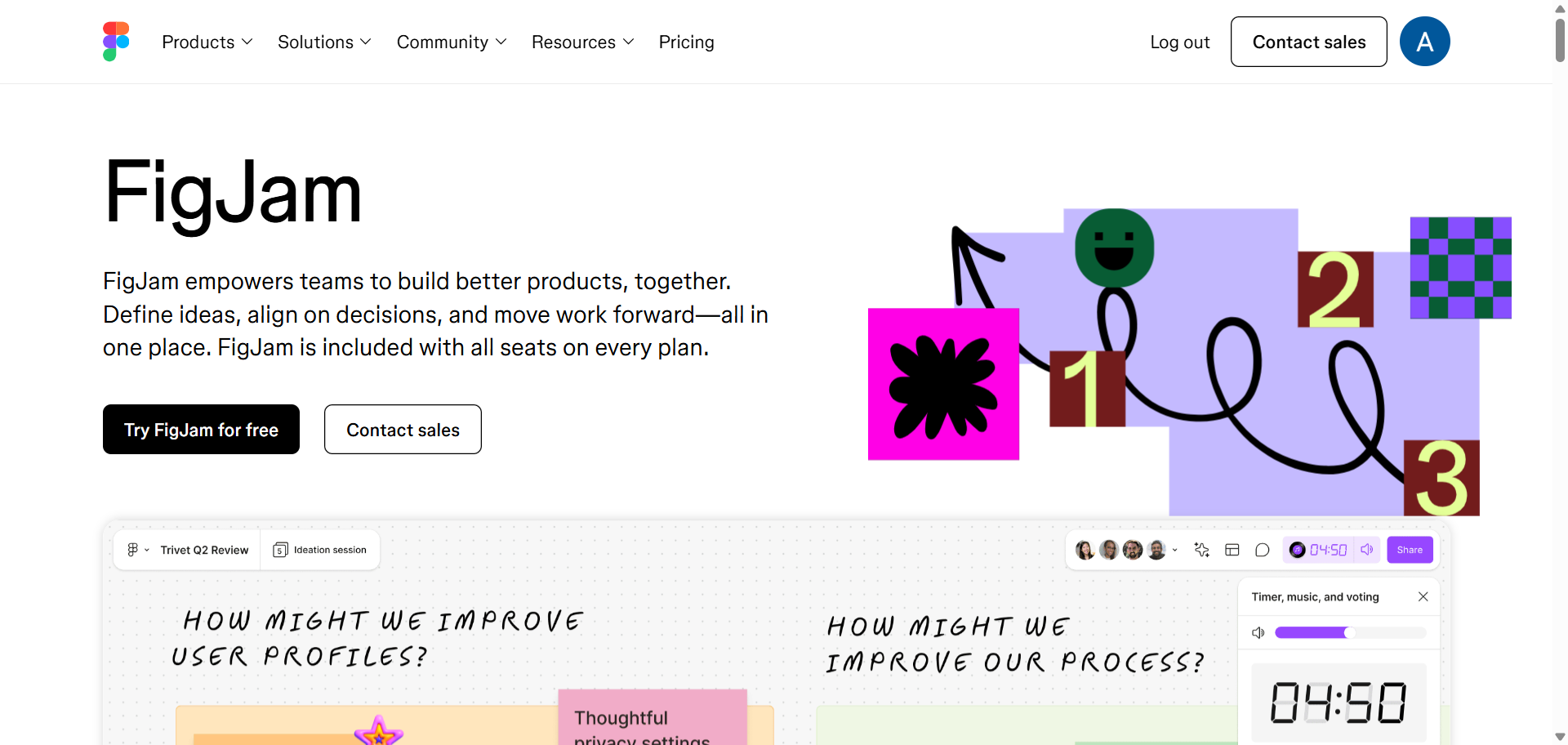 FigJam landing page