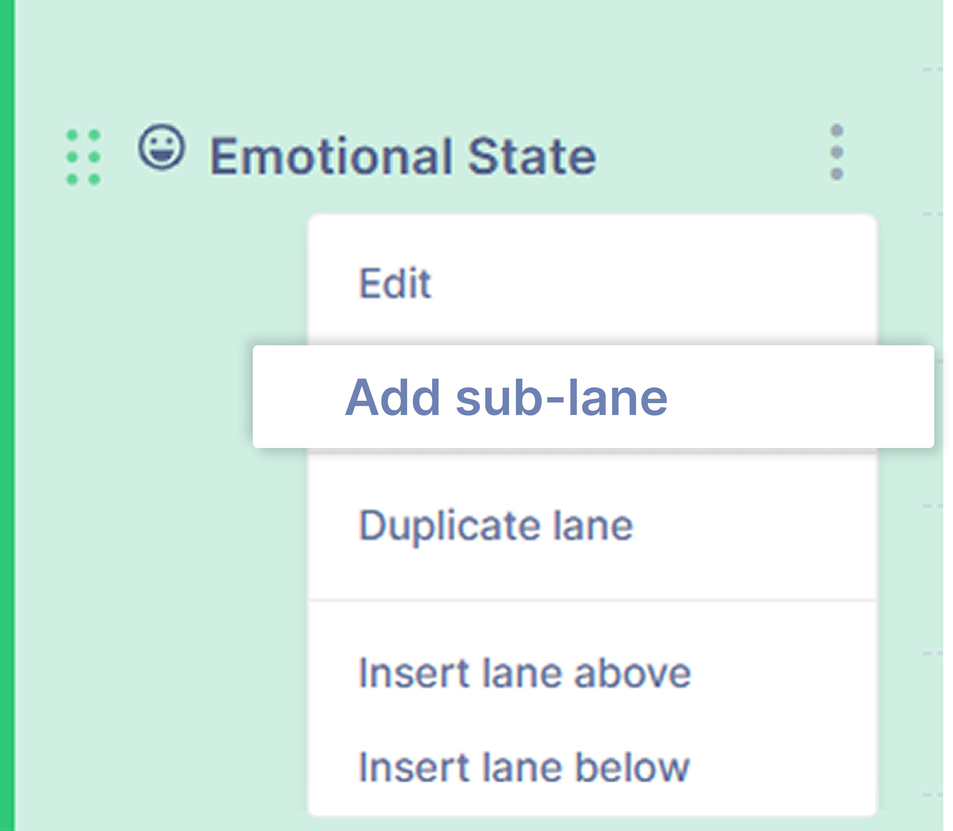 Add sub-lane button