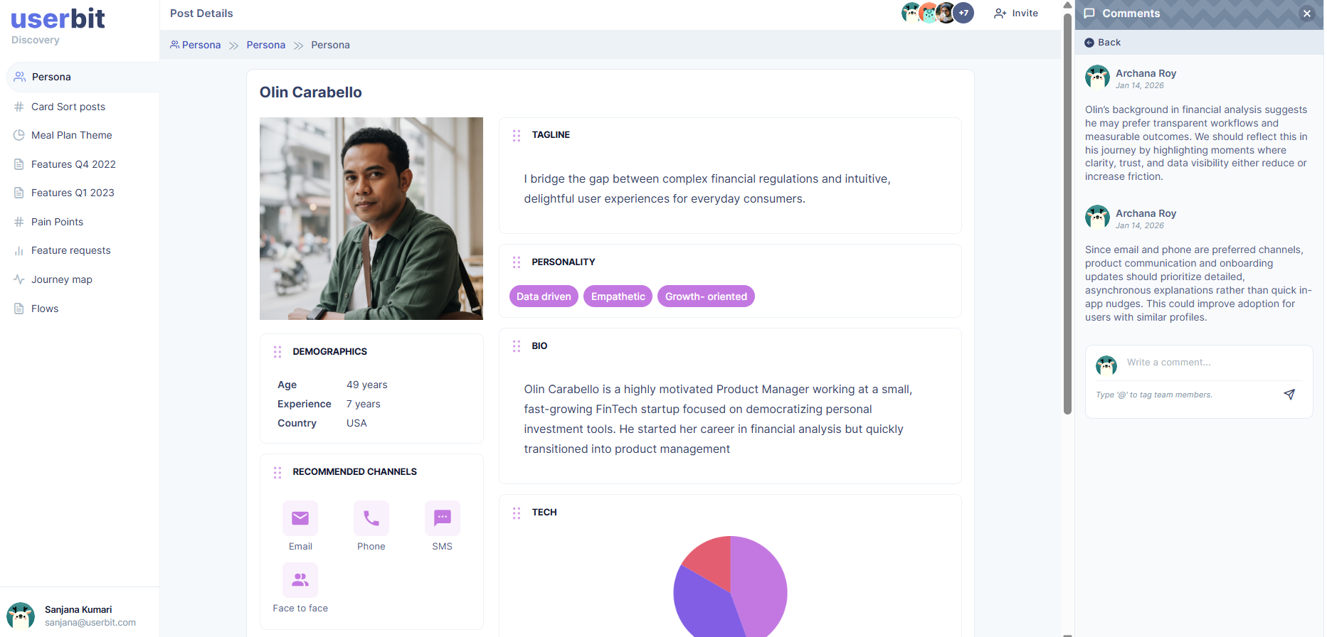 Persona in Client Portal