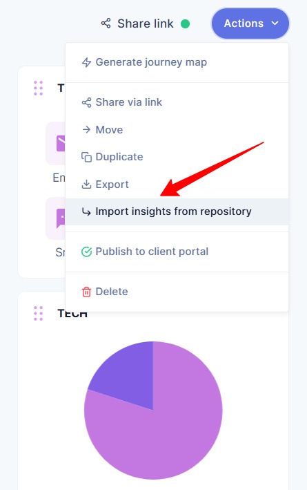 Import insights from repository