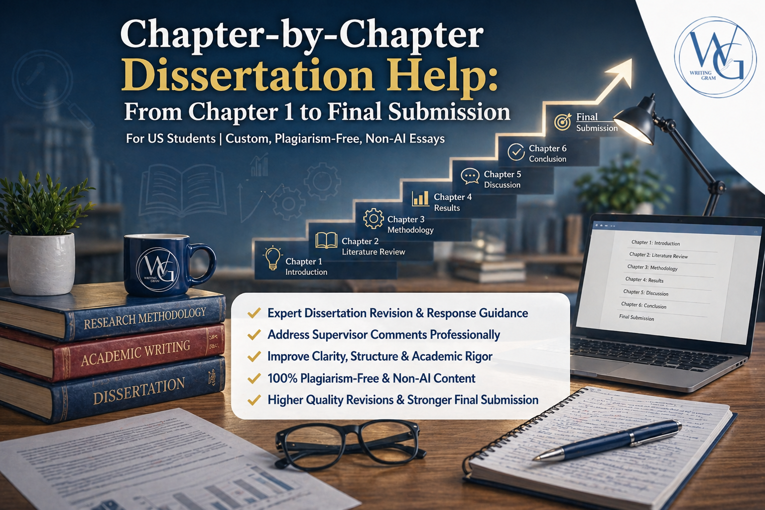 Chapter-by-Chapter Dissertation Help: From Chapter 1 to Final Submission