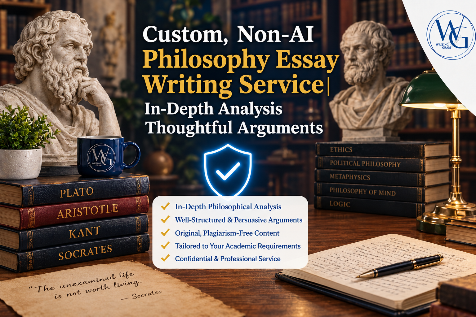 Custom, Non-AI Philosophy Essay Writing Service