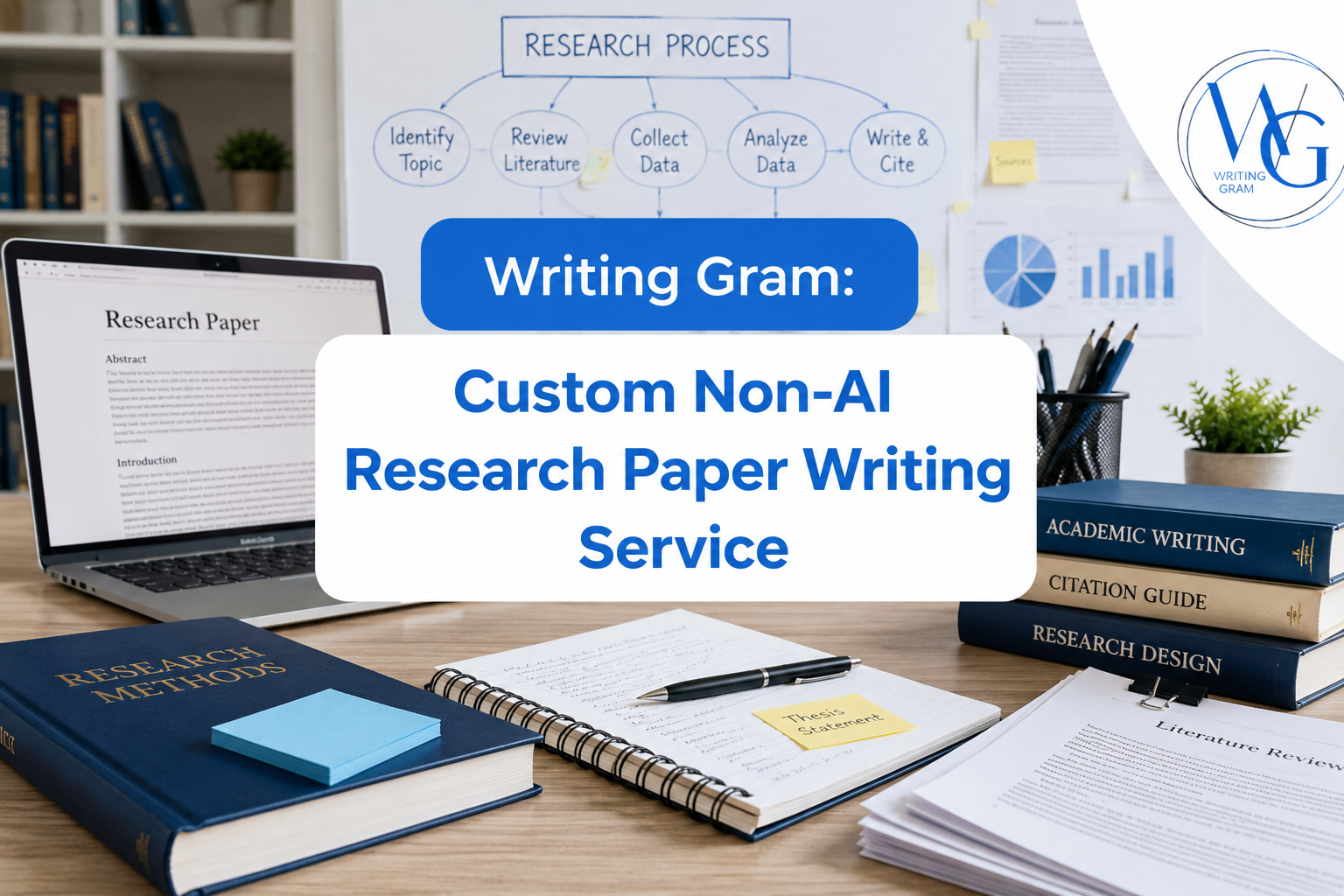 Custom Non-AI Research Paper Writing Service