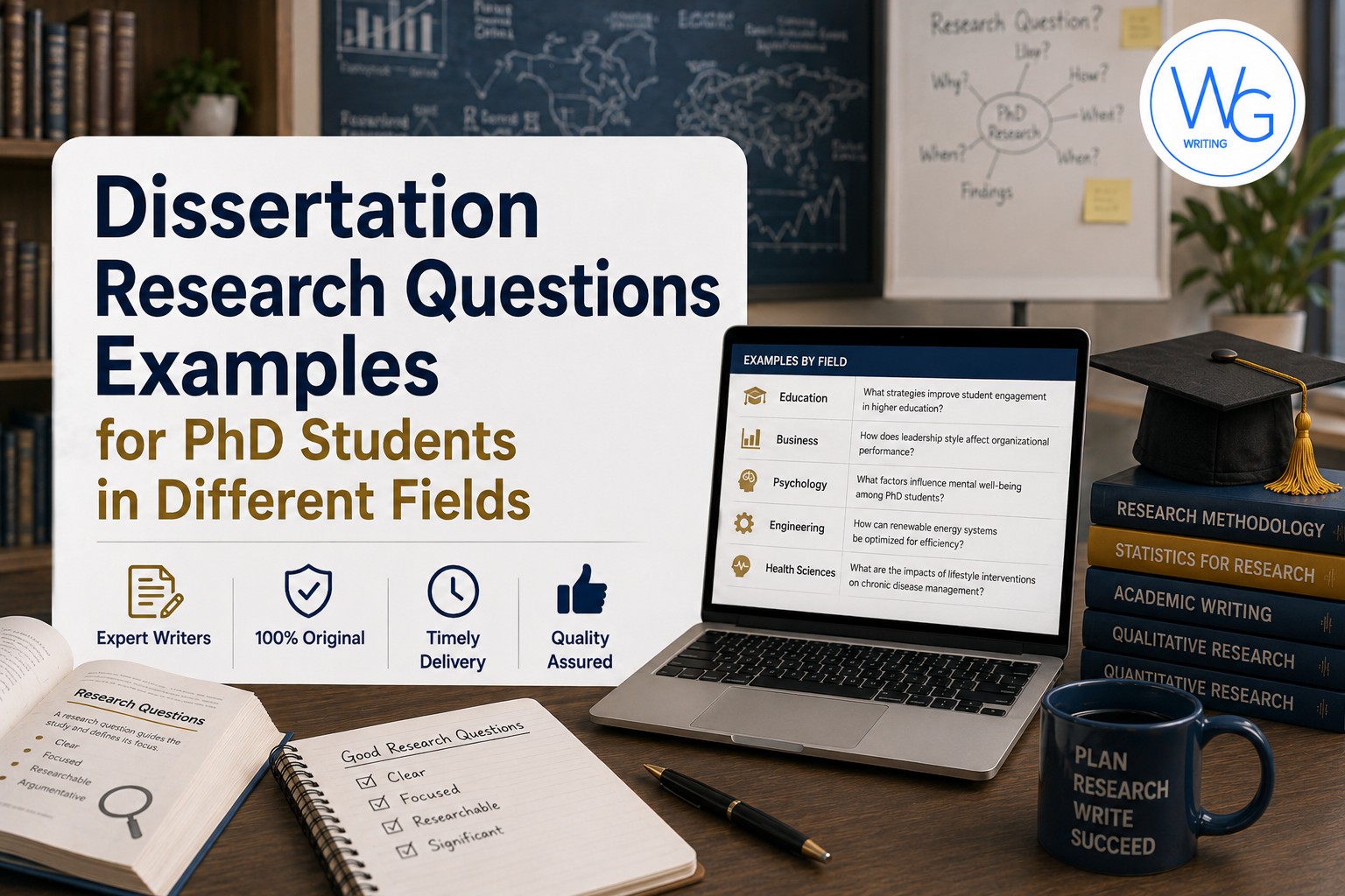 Dissertation Research Questions Examples for PhD Students in Different Fields