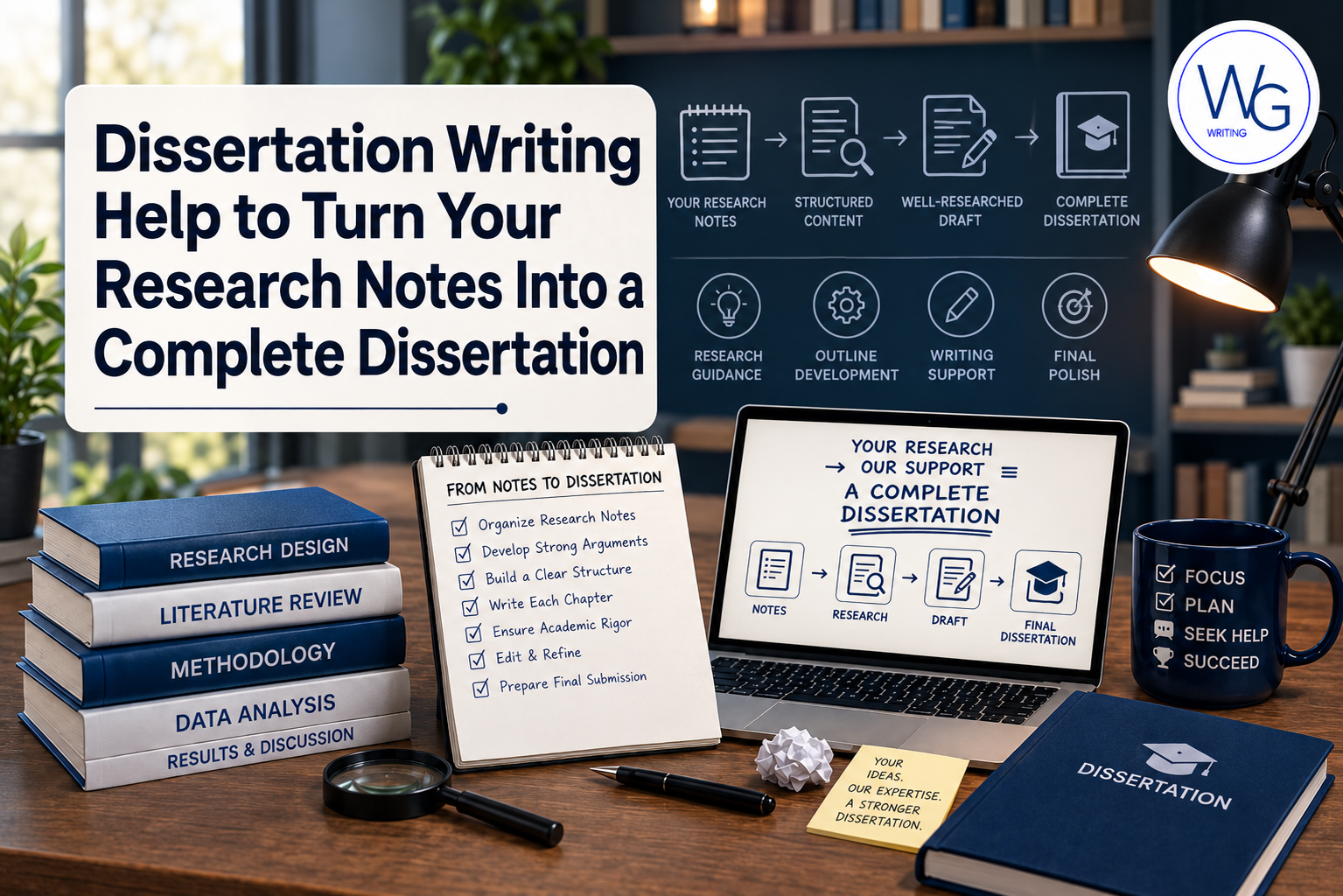 Dissertation Writing Help to Turn Your Research Notes Into a Complete Dissertation