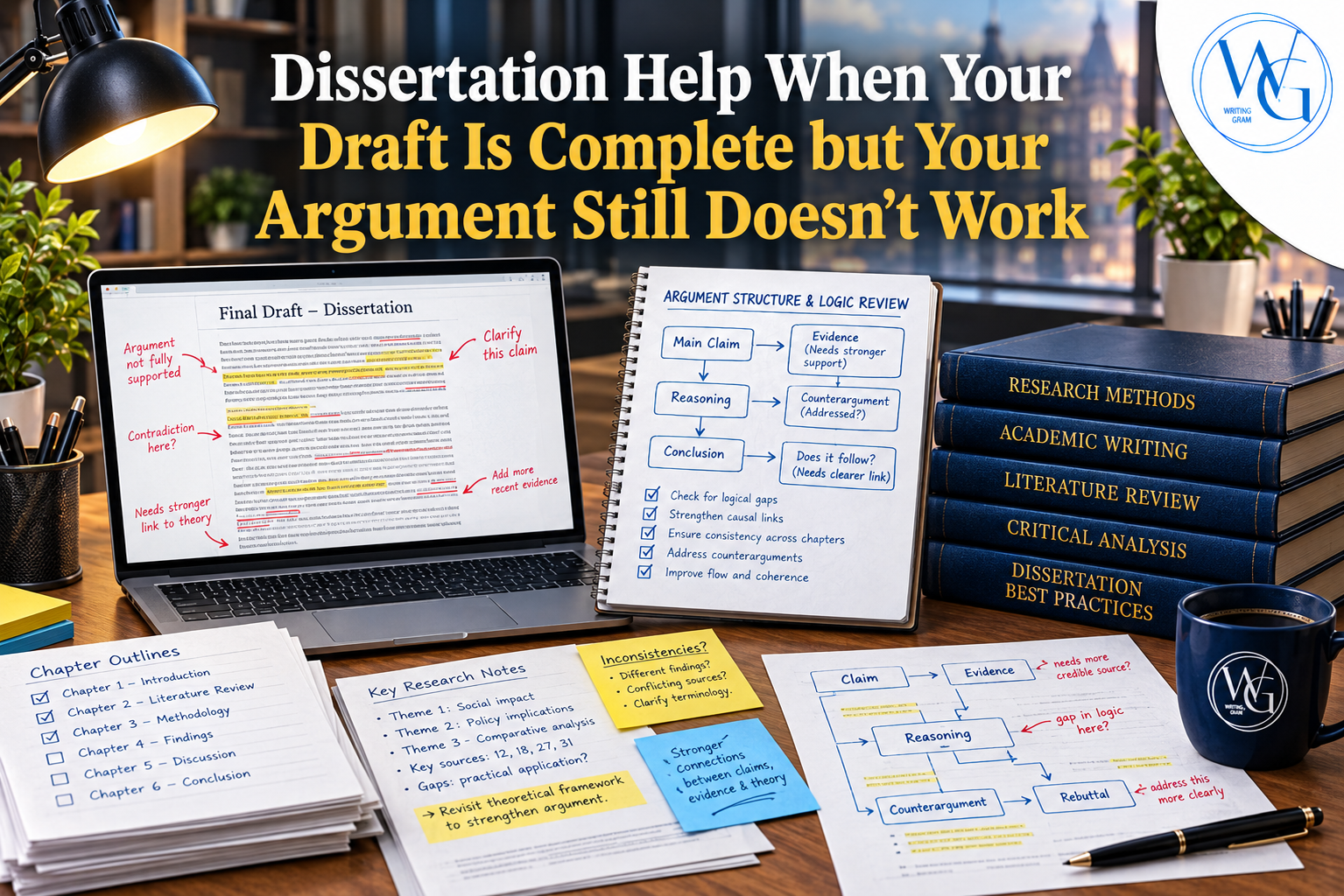 Dissertation Help When Your Draft Is Complete but Your Argument Still Doesn’t Work