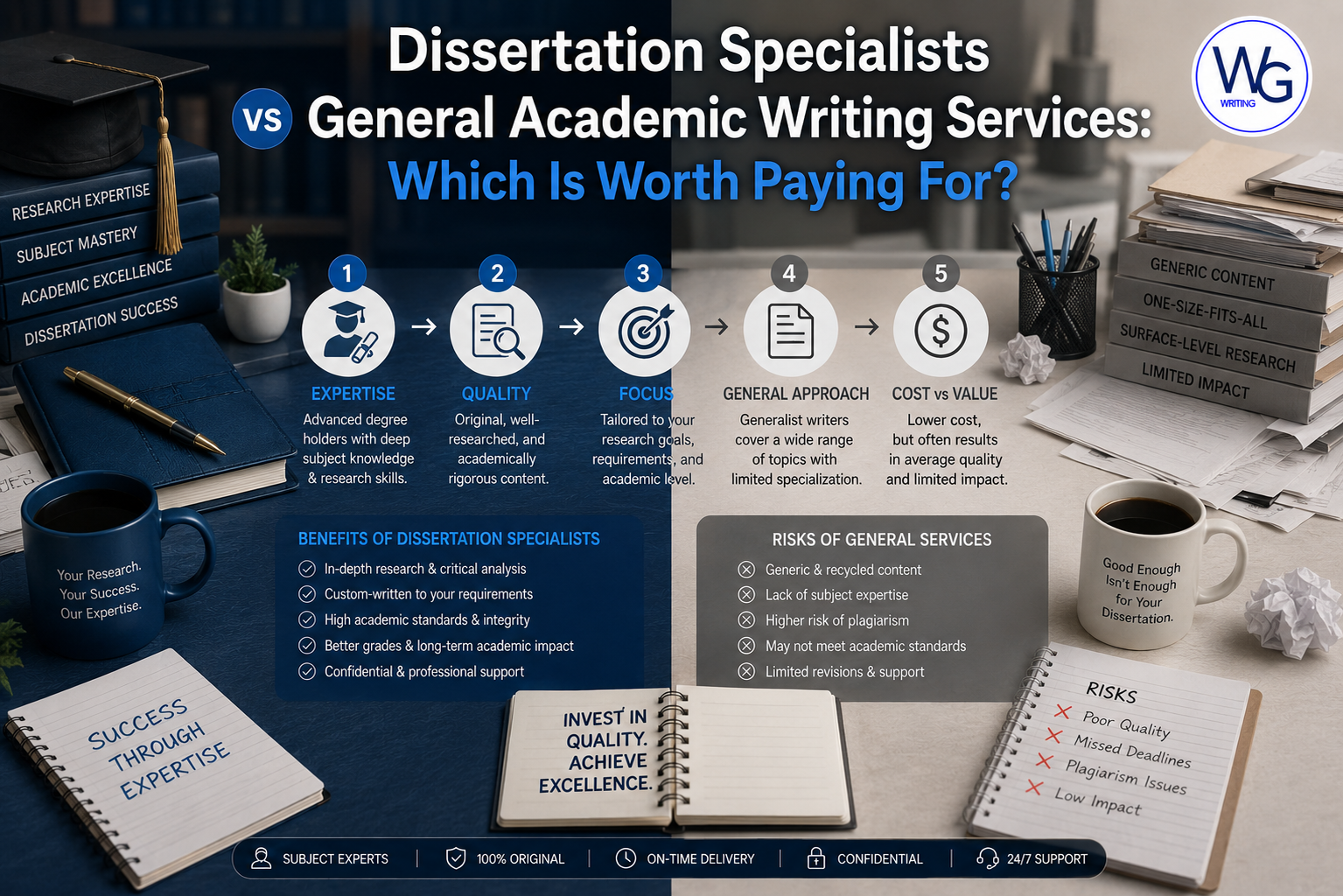Dissertation Specialists vs General Academic Writing Services