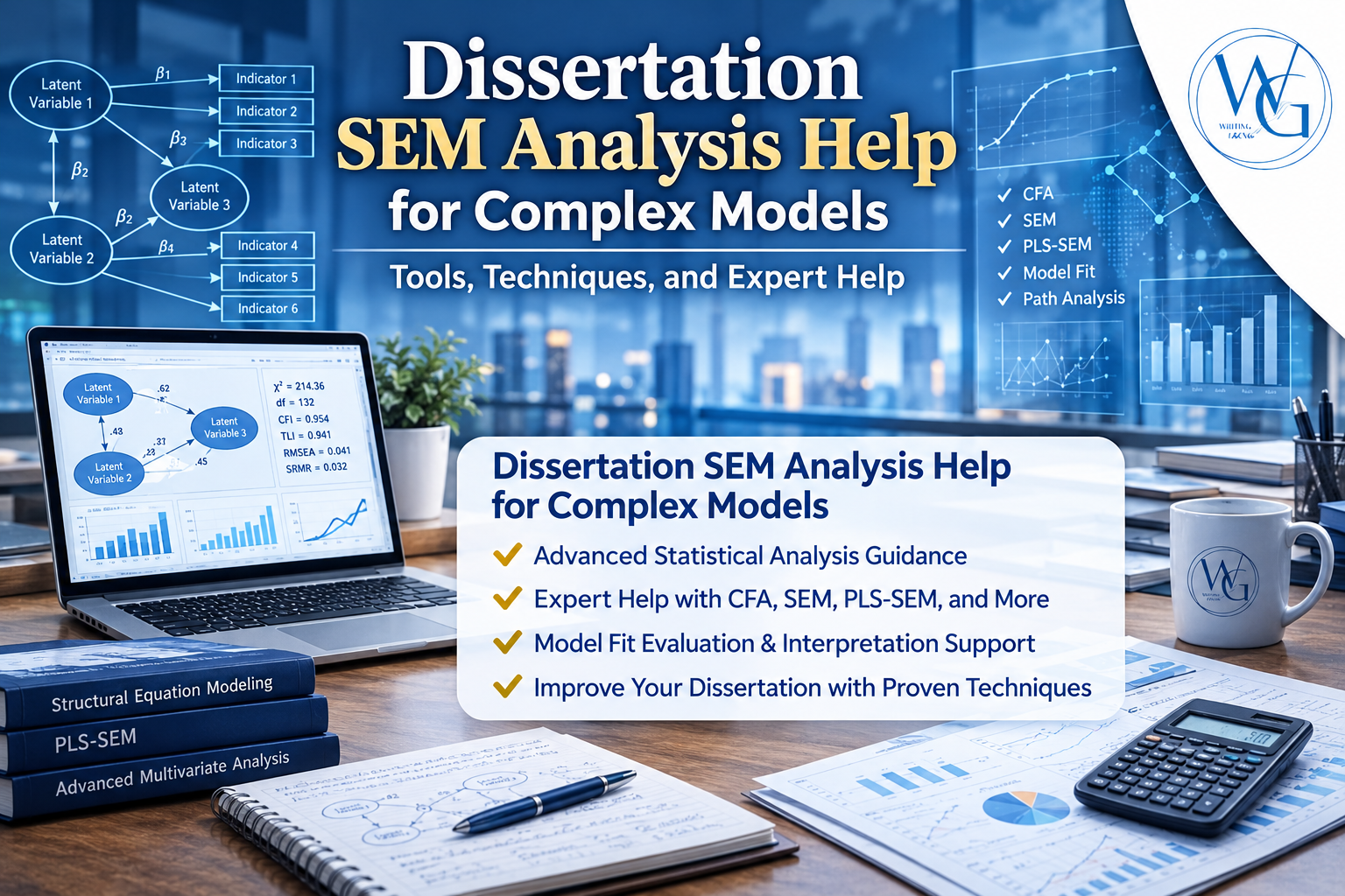 Dissertation SEM Analysis Help for Complex Models