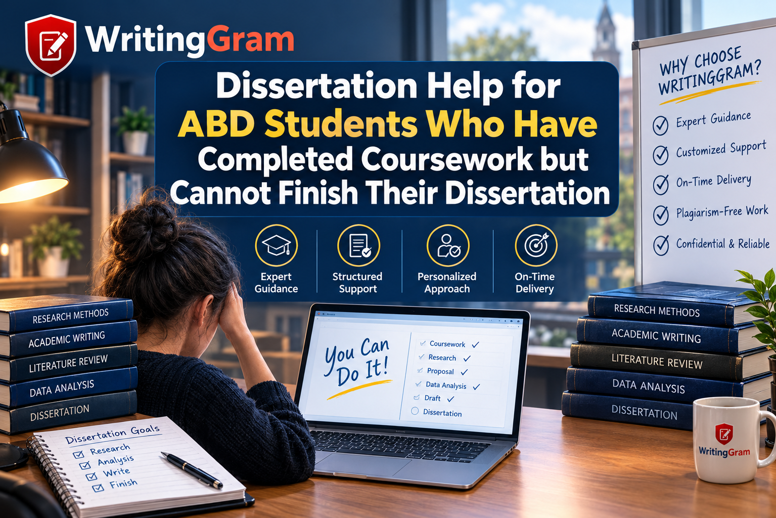Dissertation Help for ABD Students Who Have Completed Coursework but Cannot Finish Their Dissertation