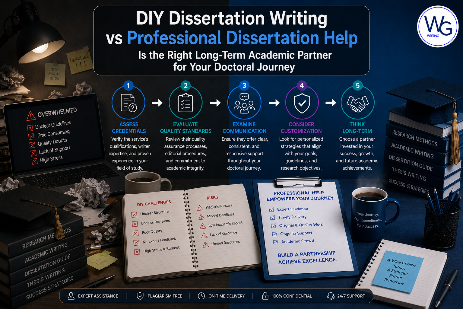 DIY Dissertation Writing vs Professional Dissertation Assistance