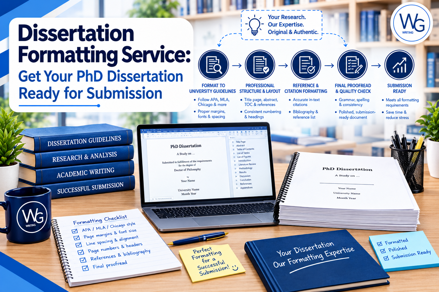 Dissertation Formatting Service| Get Your PhD Dissertation Ready for Submission