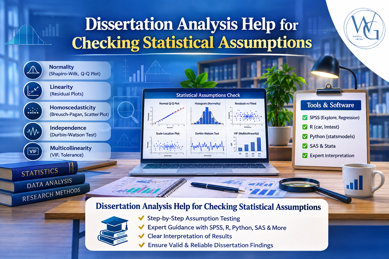 Dissertation Analysis Help for Checking Statistical Assumptions