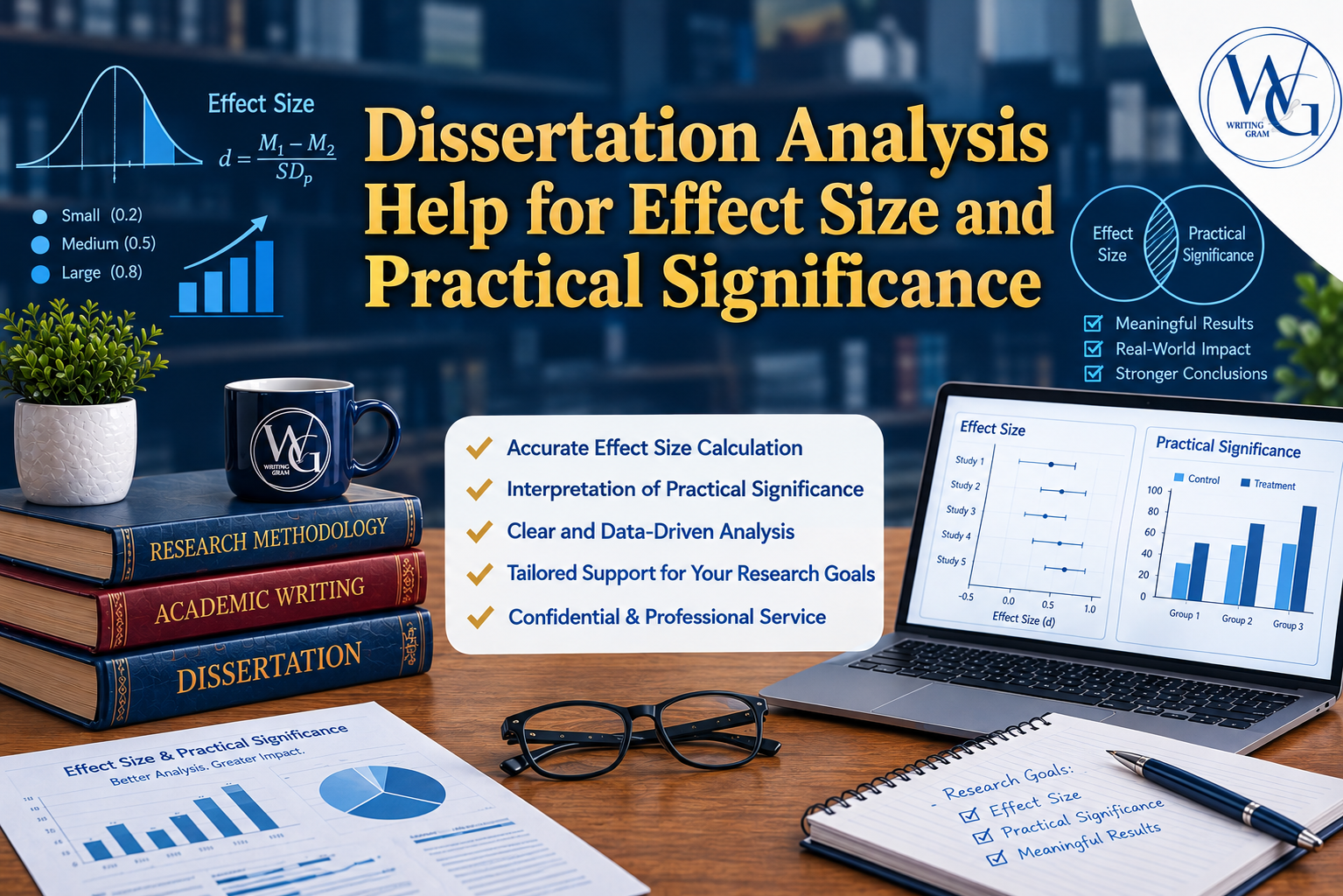 Dissertation Analysis Help for Effect Size and Practical Significance