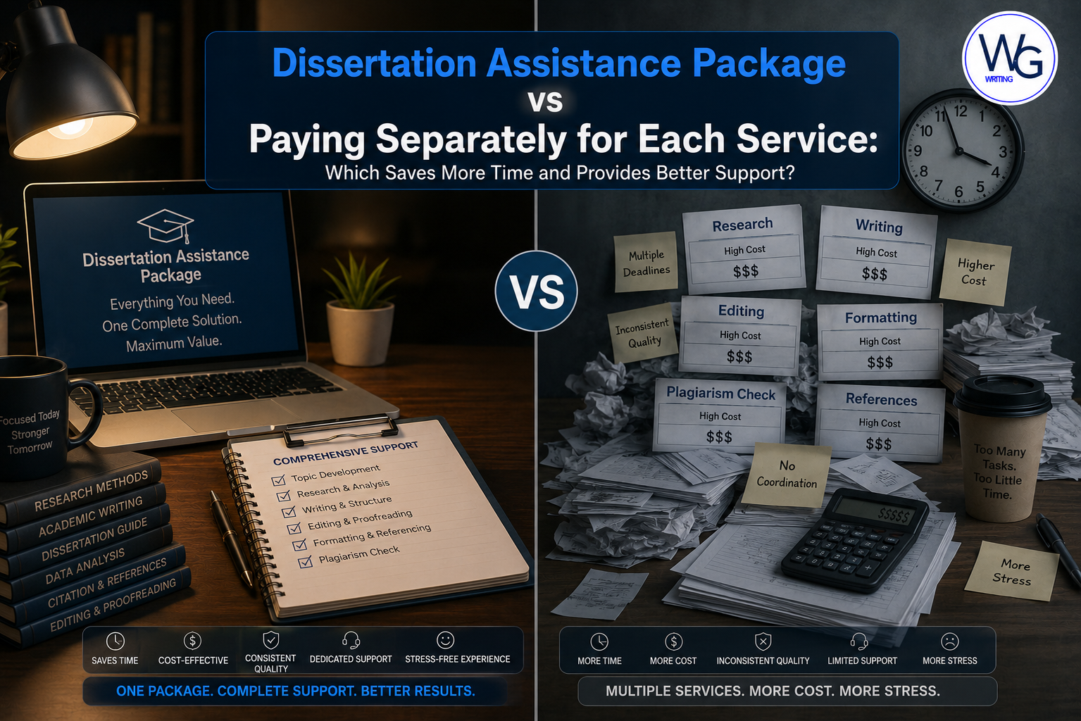 Dissertation Assistance Package vs Paying Separately for Each Service