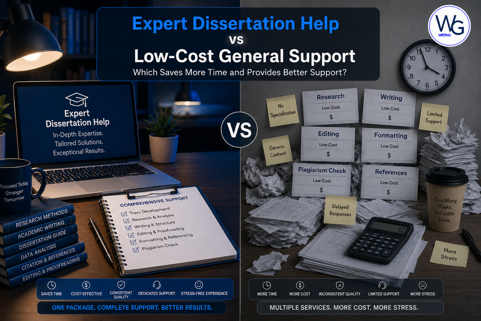 Expert Dissertation Help vs Low-Cost General Support