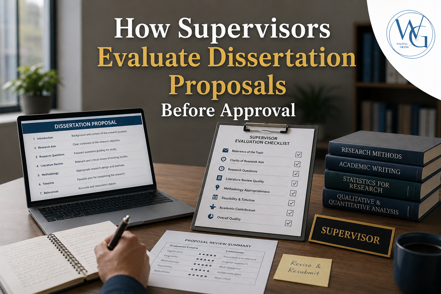How Supervisors Evaluate Dissertation Proposals Before Approval
