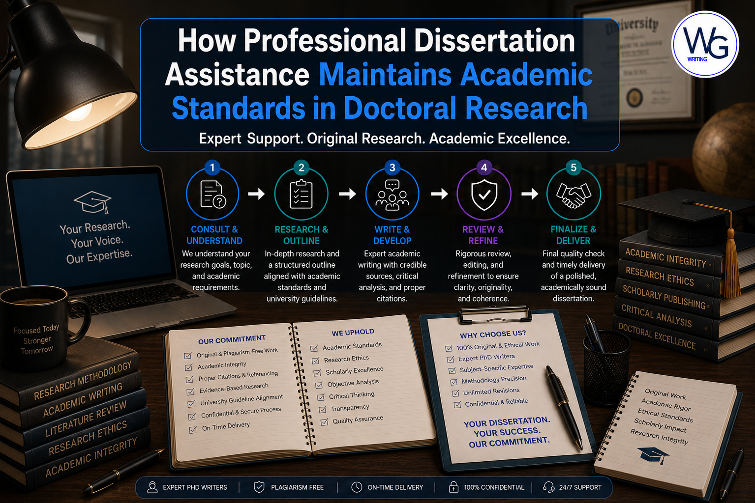How Professional Dissertation Assistance Maintains Academic Standards in Doctoral Research