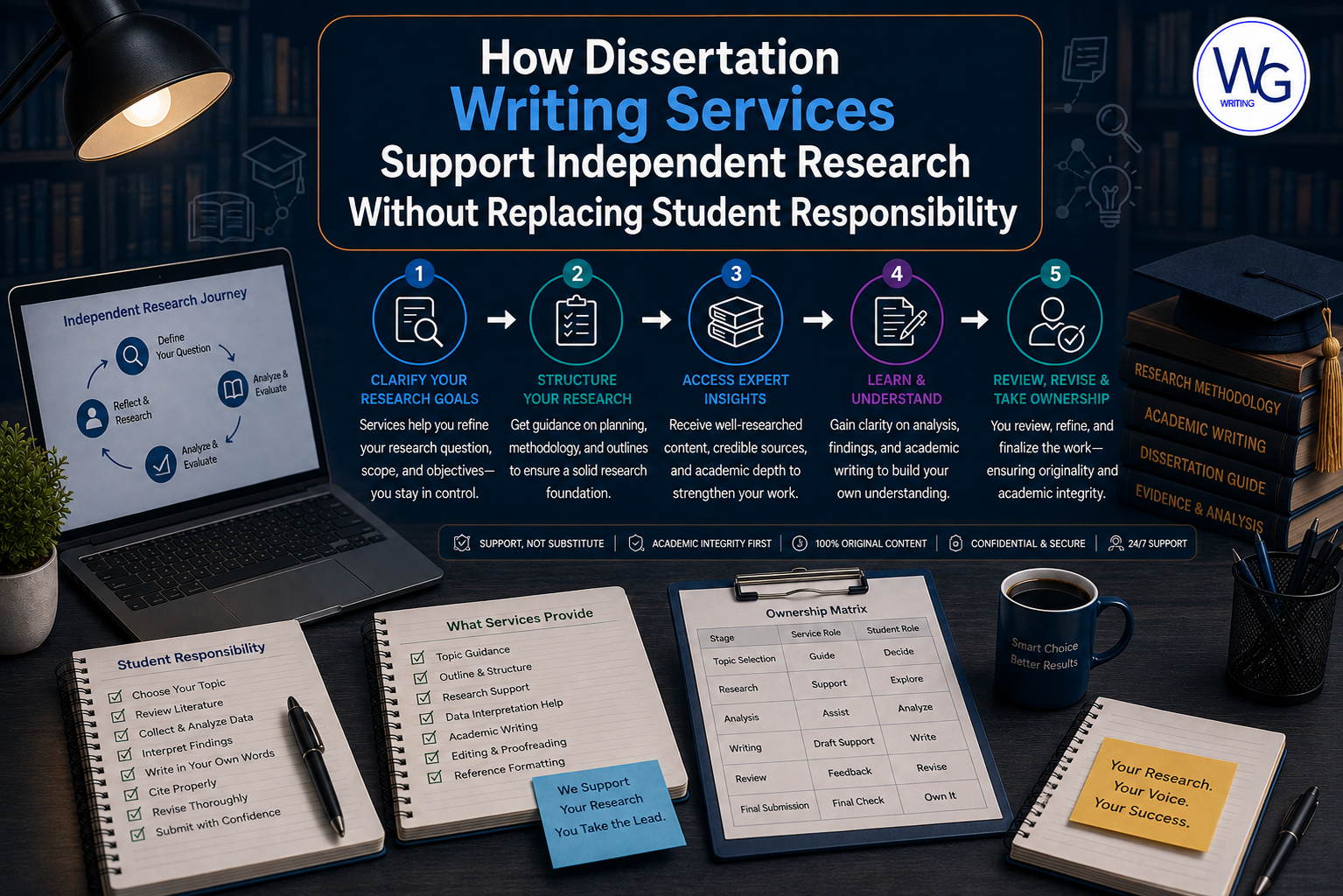 How Dissertation Writing Services Support Independent Research Without Replacing Student Responsibility