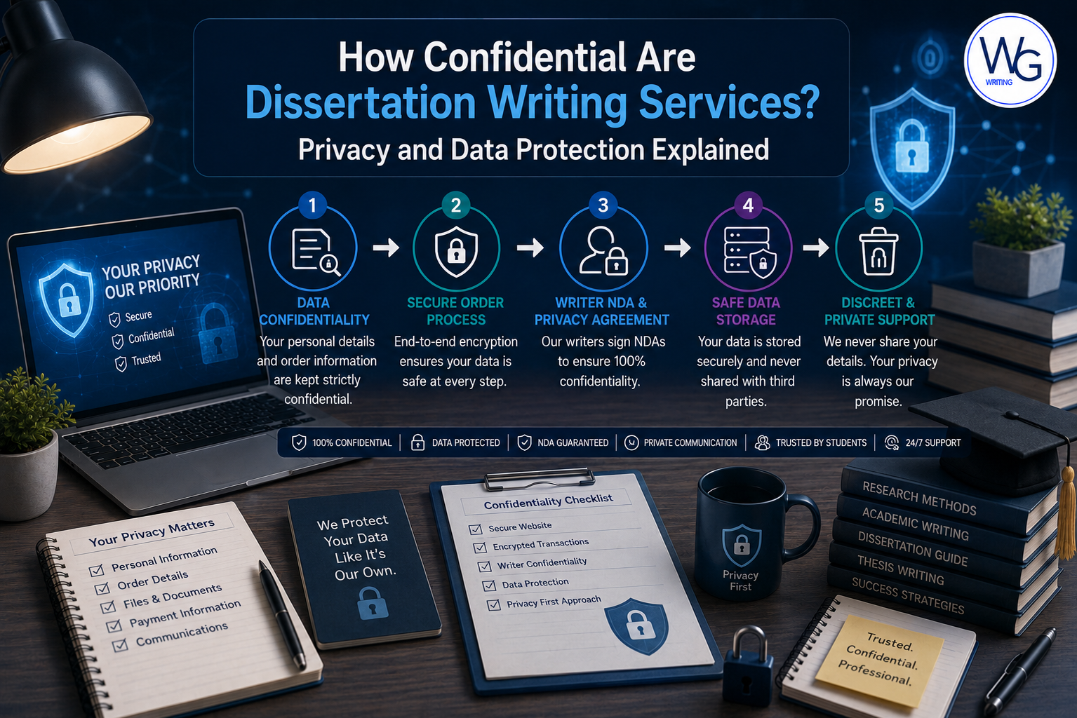 How Confidential Are Dissertation Writing Services? Privacy and Data Protection Explained