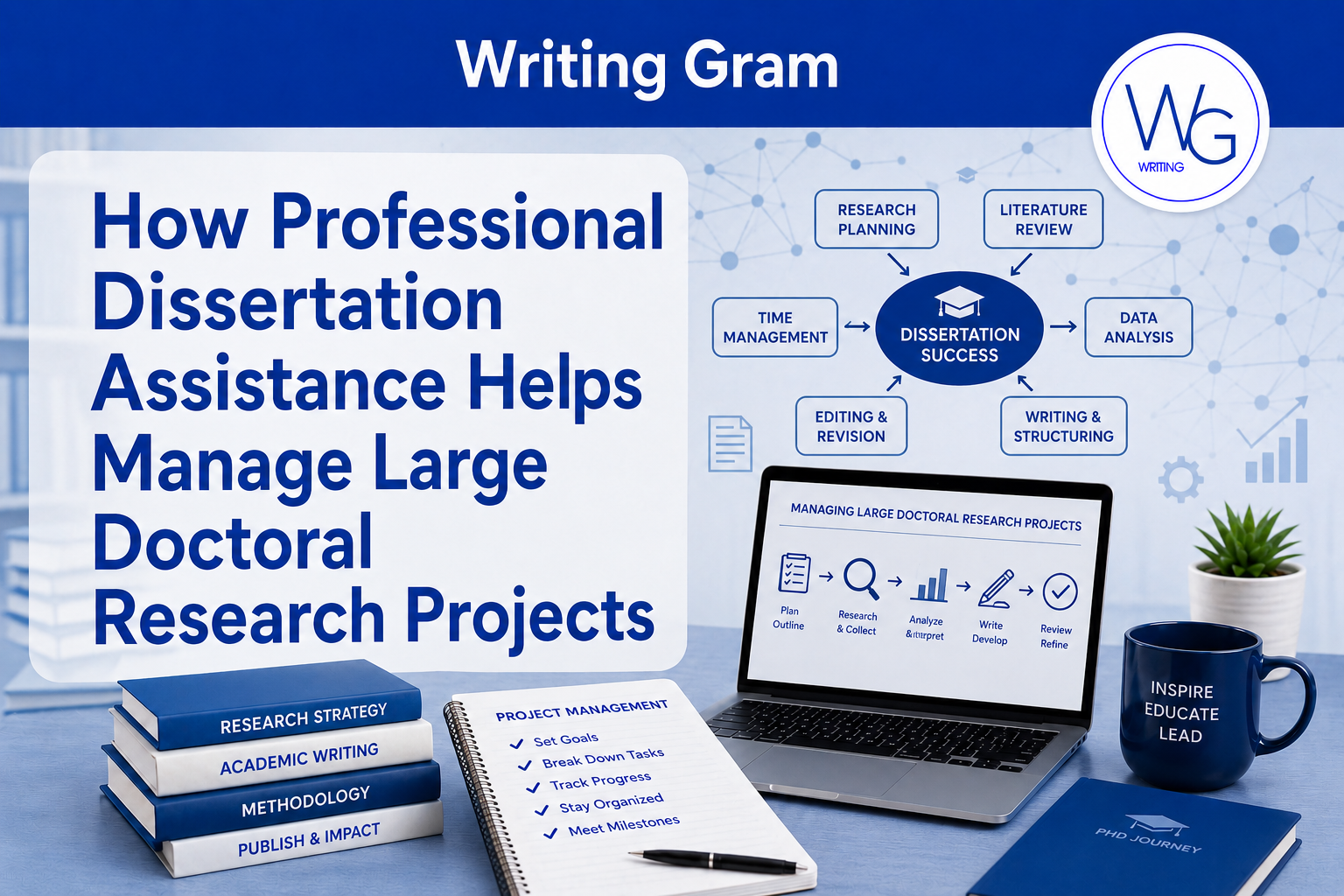 How Professional Dissertation Assistance Helps Manage Large Doctoral Research Projects