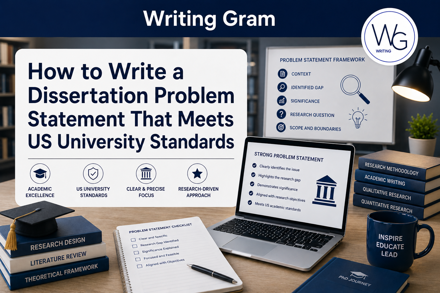 How to Write a Dissertation Problem Statement That Meets US University Standards
